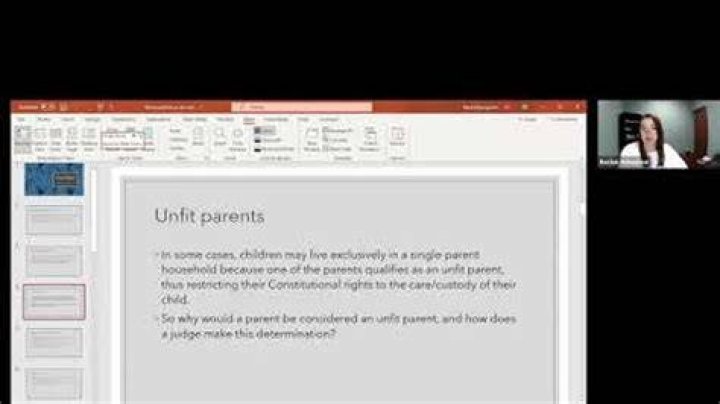 What qualifies a parent to be unfit?