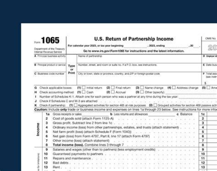 When to file Form 1065 for married couple?