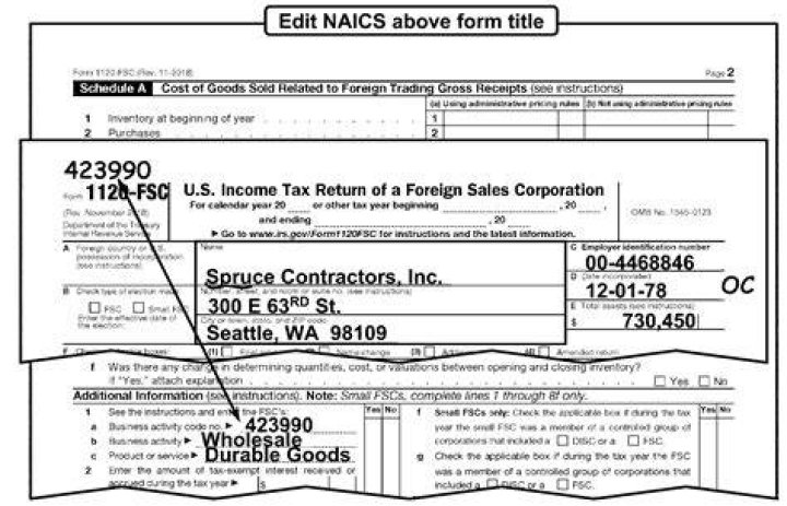 Where do I find Naics code on 990?