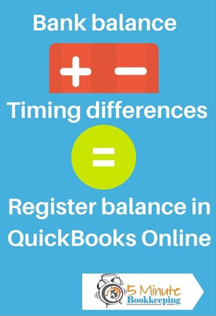 Why is my Bank Balance different from my QBO balance?